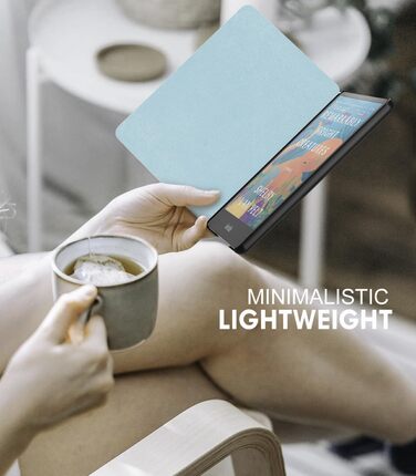 Чохол MoKo для Kindle Paperwhite 12-го покоління (2024) та Kindle Colorsoft Signature Edition (2024), PU шкіра, авто-сон/пробудження, сірий ліс (сніговий метелик)