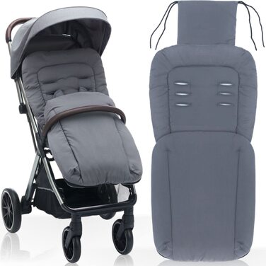Літній конверт Fillikid ST3911 для коляски, сірої, універсальний, для прогулянкових візків та джогерів