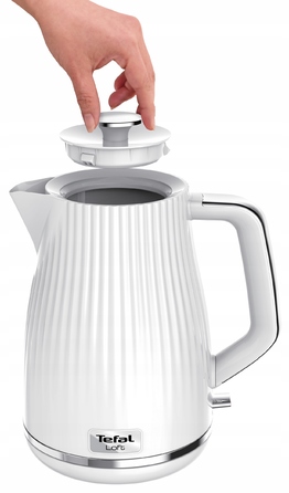 Електричний чайник TEFAL Loft 2400 Вт, білий KO250130