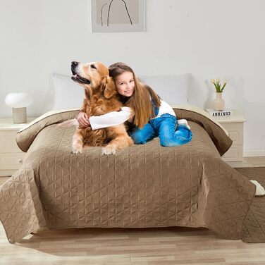 Водонепроникний килимок для собак PETCUTE 75x180 см (170x210 см), рожевий, захист дивану, антиковзаюча підстилка для собак