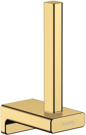 Hansgrohe AddStoris Toilet Paper Holder - Wall Mounted Tissue Holder, Bathroom Accessory - Polished Gold Finish