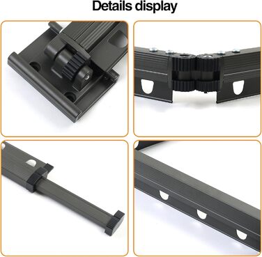 Висувна стійка для одягу, 3-х рівнева, розкладна, для кріплення на стіні, 126 см, економія місця, розкладна, з гачками, для балкона, білизни, ванної кімнати, білий, молочно-білий (пістолетно-сірий)