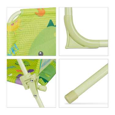 Relaxdays Camping Kids Seating Set with Umbrella