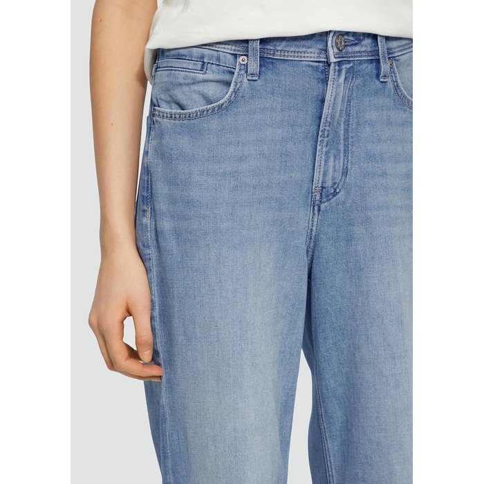 Джинси s.Oliver Suri Regular Fit High Rise Wide Leg (44W 32L, блакитні)