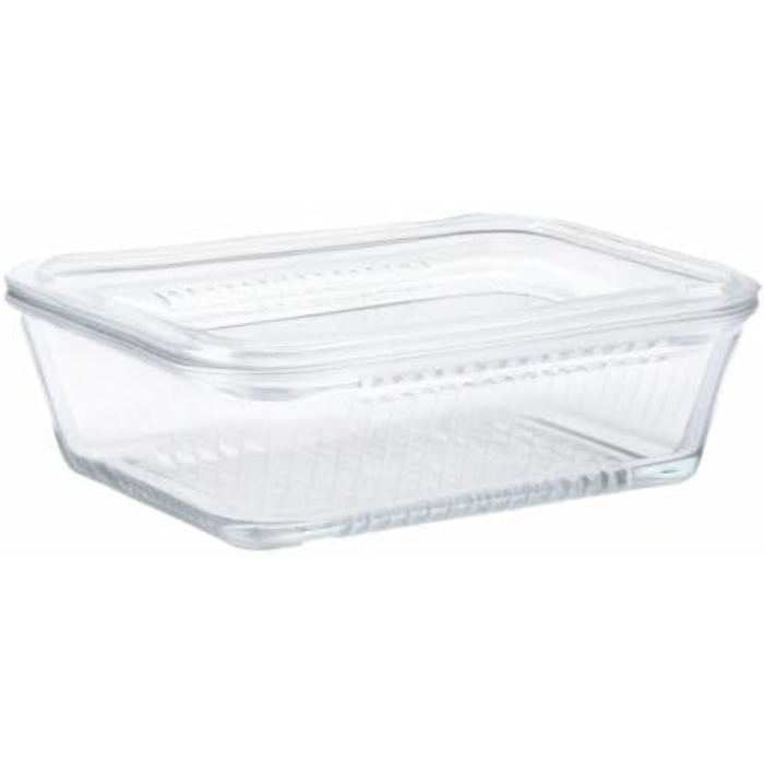 Multifunctional butter dish, one size, transparent