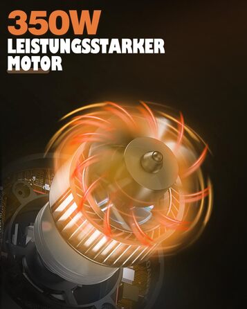 Електрична кавомолка 80г, потужний 350W двигун для кави та спецій, з регулюванням помелу, портативна, з щіткою для чищення, нержавіюча сталь, чорний