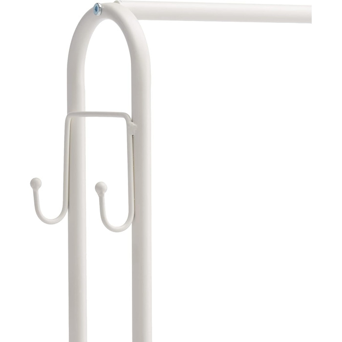 Amazon Basics Wardrobe with Two Shelves, White, 75 x 36.5 x 150 cm (L x W x H)