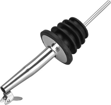 Набір виливників для пляшок з клапаном (4 шт.) з нержавіючої сталі 304 для вина, коньяку, оливкової олії, кави, сиропу, оцту, з пластиковими пробірками