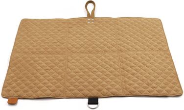 Килимок для собак Paws&Co: портативний, складаний, 75x50 см (L, Коричневий)