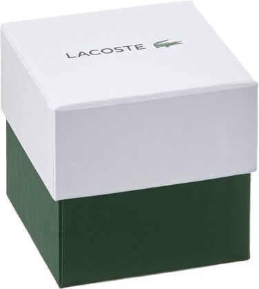 Аналоговий кварцовий годинник Lacoste 12.12 унісекс із силіконовим ремінцем Petit Piqué, спортивний стиль
