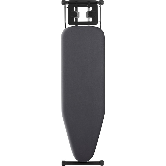 Гладильна дошка Aoufottes люкс, розширювана, з підставкою для праски, чорна, 120x38 см