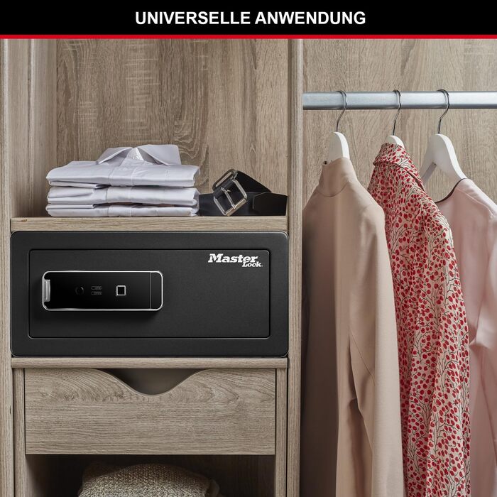 Master Lock Electronic Combination Safe - 11 Liter, Fingerprint Access