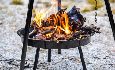 Садове вогнище CookKing зі сталі, 100 x 24 см