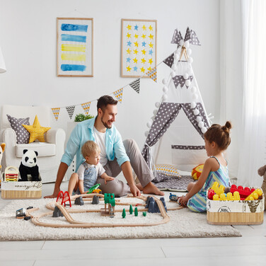Relaxdays Storage Baskets, 3-Piece Set