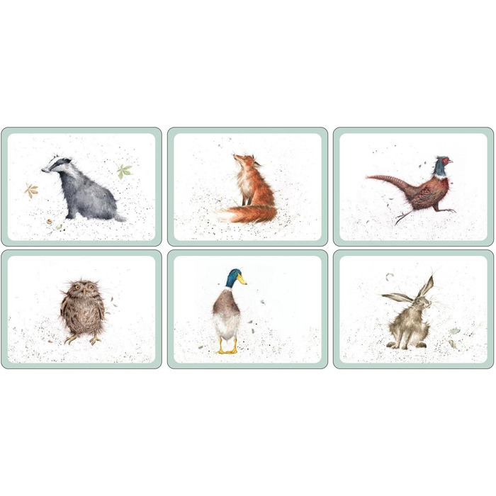 Wrendale Placemats, 6-Piece Set (m)