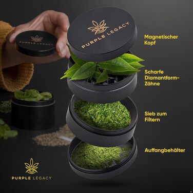 Stash Box: Lockable pine wood box with number lock | Rolling Tray Set and 2x Stash Jar | Grinder Set | Lockable Roll Box