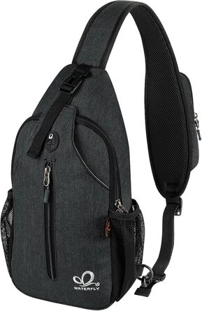 Сумка на плече WATERFLY Sling Rucksack для чоловіків і жінок, регульований ремінь, для прогулянок та подорожей
