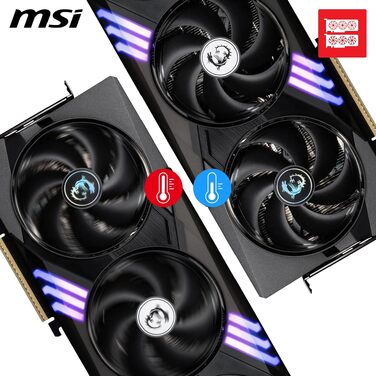 Відеокарта MSI GeForce RTX 5070 Gaming Trio OC 12GB GDDR7, PCIe 5.0, 2610 MHz