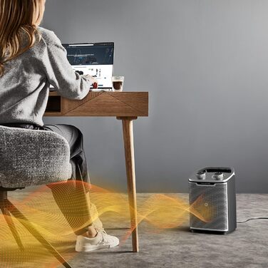 Обігрівач Rowenta Instant Comfort Compact 2000, керамічний, чорний, SO2350F0, A+++, 35 м²