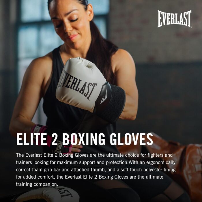 Боксерські рукавички Everlast Elite Prostyle для жінок, 12oz, фіолетовий