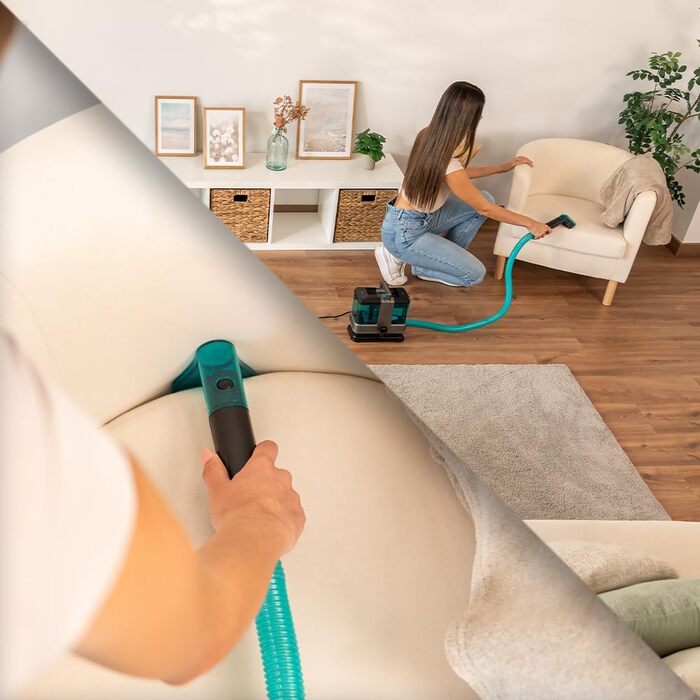 Пилгопоглинач Cecotec Conga Popstar 3000 CarpetClean: 400 Вт, 2 баки (чиста та брудна вода), водяний спрей, 6 м радіус дії, 1,2 м шланг (2000 Carpet&Spot Clean Compact)