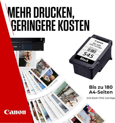Оригінальний чорнильний картридж Canon PG-545 чорний (стандартний), для принтерів Canon PIXMA, 2 шт. в упаковці