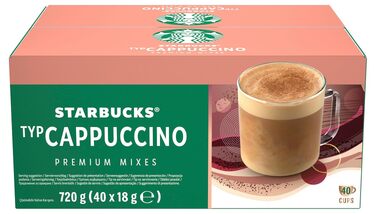 Розчинна кава Starbucks Premium Medium Roast, 100% арабіка, м'який та збалансований смак, 50 стіків по 2.3г