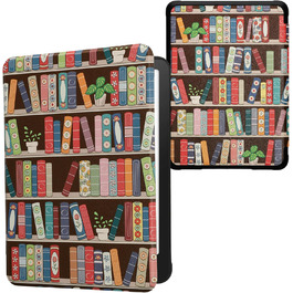 колір: полиці для книг з рослинами: блакитний, зелений, рожевий