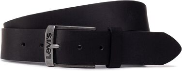 Чоловічий шкіряний ремінь Levi's New Duncan Regular Black, 115 см