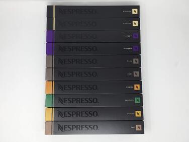 Набір капсул Nespresso Varietät Pack - 100 шт. (Рістретто, Арпеджіо, Рома, Ліванто, Капріціо, Вулло, Козі)