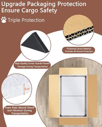 Насадка для собачого вольєра Piskyet, дерев'яна робоча поверхня, чорна, сумісна з вольєрами 76,2 см, 121,9 см, 107,7 см, 91,4 см, 61 см