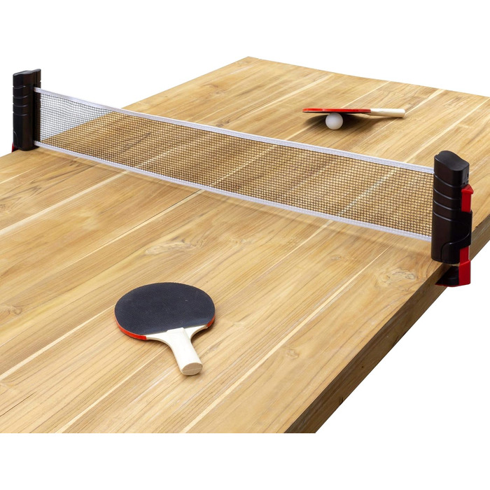 Набір для пінг-понгу портативний: 2 ракетки, 3 м'ячі, сітка, сумка для зберігання