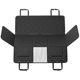 Автоматизована захисна накидка для собак VEVOR, 134,5 x 63 см, до 168 кг, з жорсткою основою, сітчастим вікном та сумкою для зберігання - для авто, SUV, вантажівки