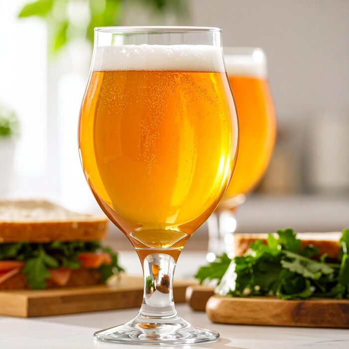 Набір келихів для пива KROSNO 1992, 6 шт., 500 мл - келихи для пива, стаута, коктейлів, сумісні з посудомийною машиною