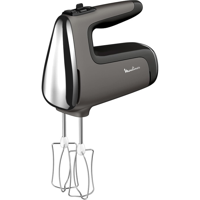 Міксер ручний Moulinex Quickmix HM3108, 300 Вт, 5 швидкостей, нержавіюча сталь, для тіста, випічки