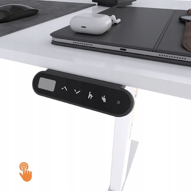 Ігровий стіл Electroprime Flow з підйомною стільницею, білий (120x60 см)