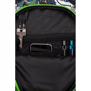 Великий шкільний рюкзак CoolPack багатокомパートментний, 21 л, з відділенням для ноутбука