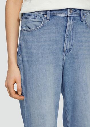 Джинси s.Oliver Suri Regular Fit High Rise Wide Leg (44W 32L, блакитні)