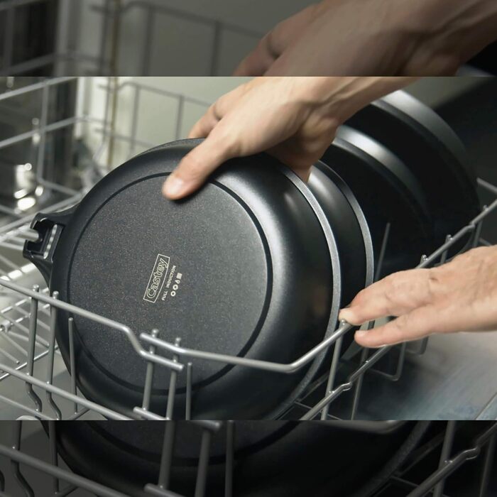 Сковорода гриль Castey 27 см з алюмінію, для індукції та духовки