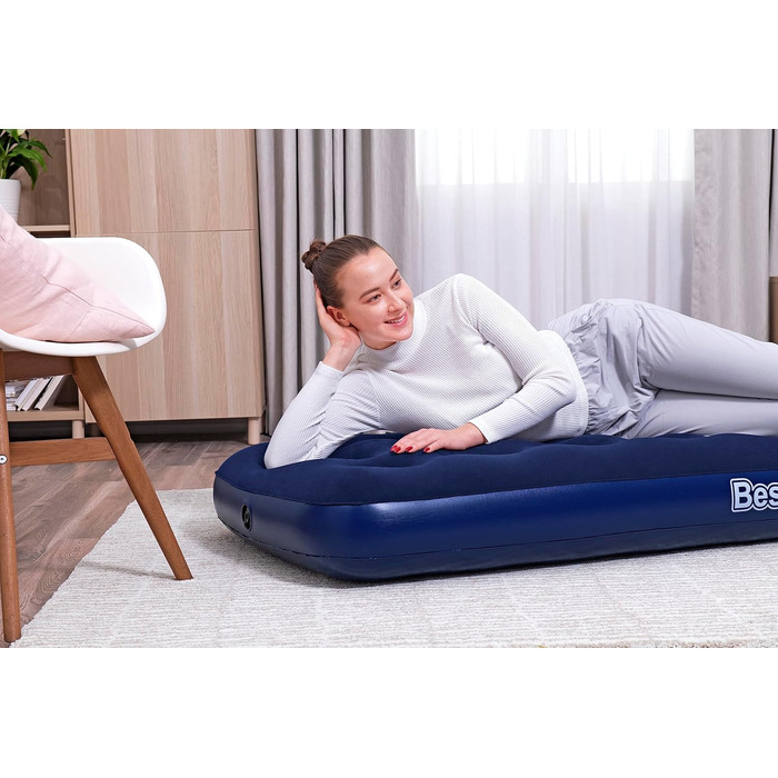 Надувне ліжко Bestway Blue Horizon Single XL/Lo 185 x 76 x 22 см
