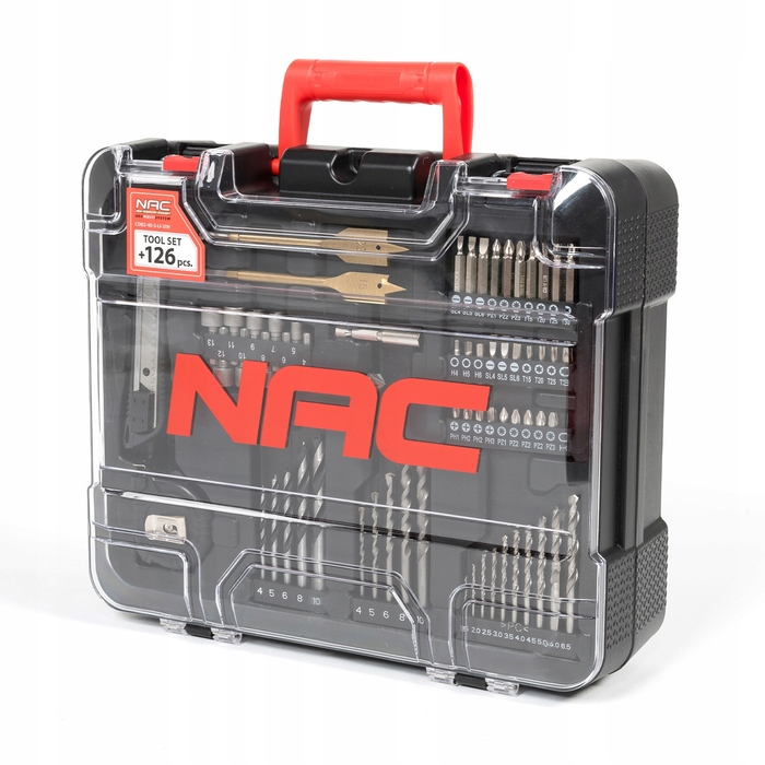 Акумуляторний шуруповерт NAC 20 В CDB2-40-S-LI-20V + набір аксесуарів