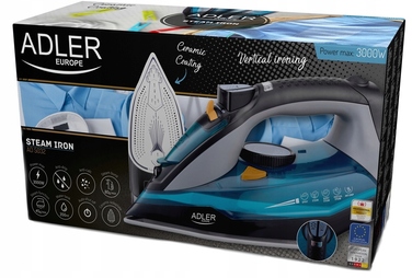 Парова праска з керамічною підошвою Strażak 9в1, 3000 Вт, потужна