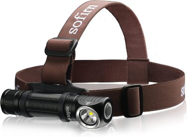 Налобний ліхтар Sofirn HS20, 2700 люмен, LED, акумуляторний, USB Type-C, подвійні світлодіоди, 5 режимів яскравості, функції дальнього та розсіяного світла, для кемпінгу та бігу (HS40 Kit)
