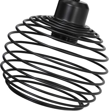 Стійка лампа ZMH Vintage - чорна металева лампа для спальні, вітальні, дитячої кімнати, офісу (2 шт.)