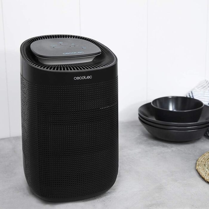 Зволожувач повітря Cecotec BigDry 2500 PureLight Black - 300 мл/день, 0.6 л резервуар, до 20 м²
