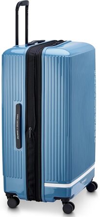 Чемодан для жінок Florence by Mills Spin Me Away Hartschalengepäck, розширюваний, з коліщатками, Checked-Large 29 дюймів, колір цинково-блакитний