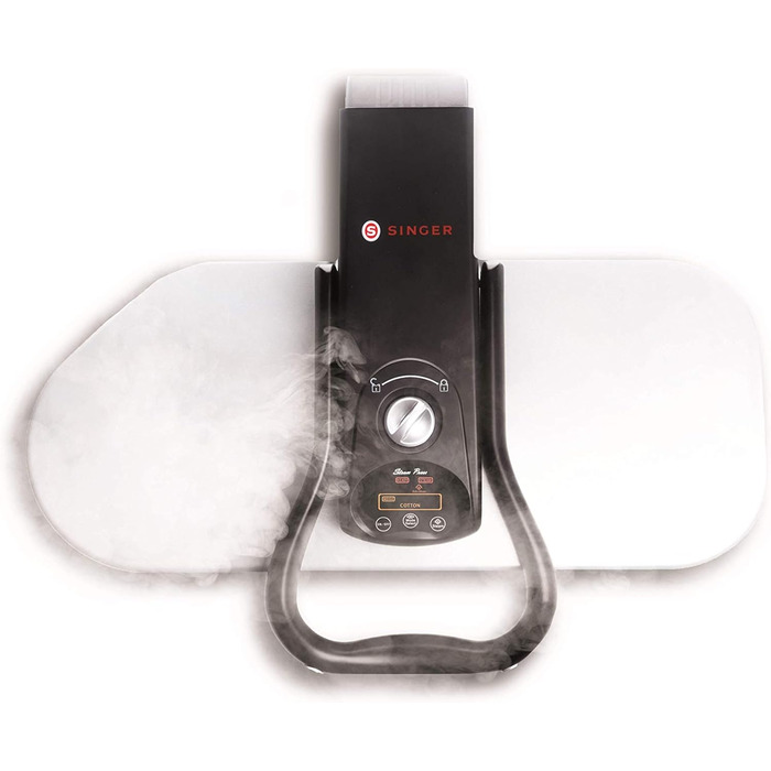 Singer ESP260T.01e Iron - 1750W Power, Steam Press with 5 Ironing Programs, Display, 45 Second Heat-up Time, Ironing Plate, 800 ml Tank, Temperature Setting, Auto Shut-off ESP260 (1750 W)