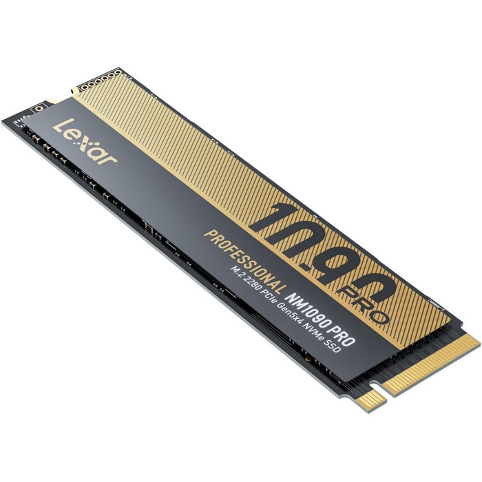 Lexar NM1090 PRO 1TB - SSD PCIe 5.0 Gen5 NVMe: до 14000 МБ/с, для AI, ігор та створення контенту (Laptop/PC)