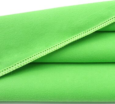 Набір рушників Leeyunbee з мікрофібри (2 шт.) - 160x80 см + 80x40 см, швидковисихаючі, для спорту, подорожей, пляжу (зелений)