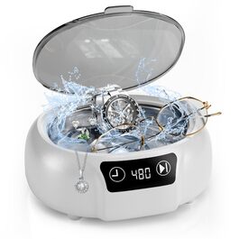 Ультразвуковий очищувач Kunphy 700мл: для годинників, ювелірних виробів, монет, бритв. 48 кГц, 3 програми